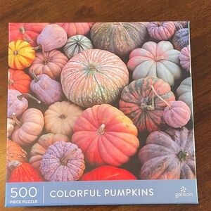 Galison Colorful Pumpkins 500 Piece Puzzle
